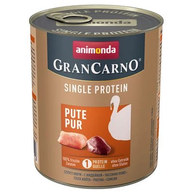 Animonda GranCarno Adult Single Protein Hondenvoer 6 X 800 G - Afbeelding 2