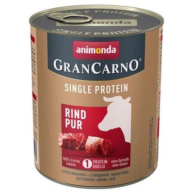 Animonda GranCarno Adult Single Protein Hondenvoer 24 X 800 G - Afbeelding 4