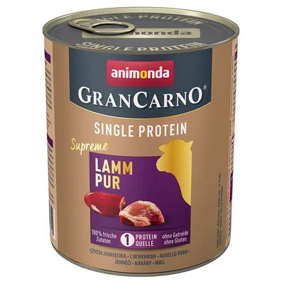 Animonda GranCarno Adult Single Protein Supreme 6 X 800 G Hondenvoer