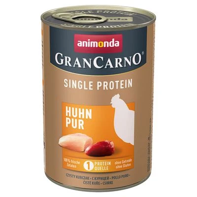 Animonda GranCarno Adult Single Protein Hondenvoer 6 X 400 G