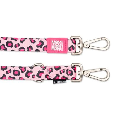 Max & Molly Multifunctionele Hondenlijn Leopard Pink - Afbeelding 4