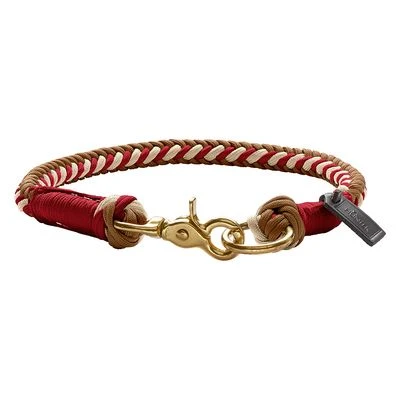HUNTER Halsband Tinnum, Rood/beige