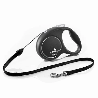 Flexi Black Design Rollijn Koord Zwart, 5 M