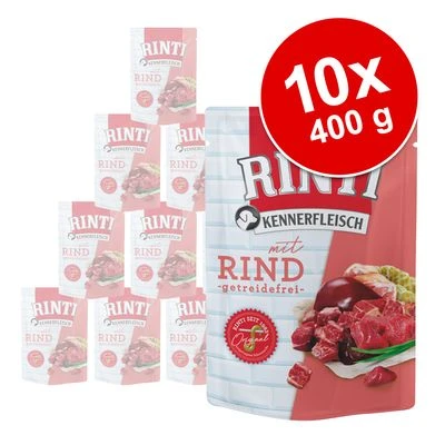 RINTI Kennerfleisch Zakjes 10 X 400 G