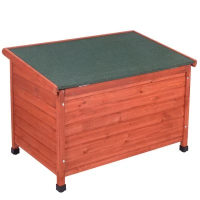 Woody Platdak-hondenhok Met Kunststof Deur - Afbeelding 6