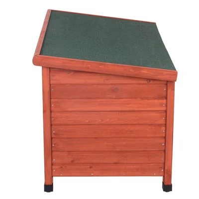 Woody Platdak-hondenhok Met Kunststof Deur - Afbeelding 4