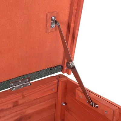 Woody Platdak-hondenhok Met Kunststof Deur - Afbeelding 11