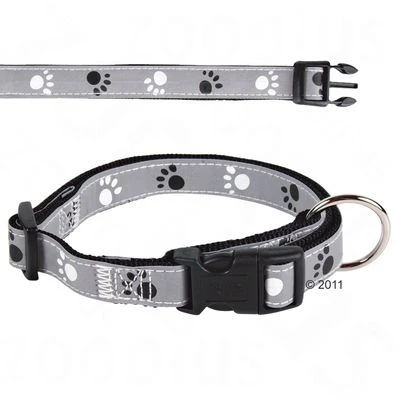 Trixie Set: Halsband Poten Zilver Reflect + Hondenlijn - Afbeelding 3