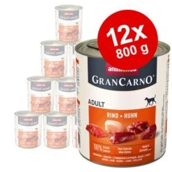 Voordeelpakket Animonda GranCarno Original Adult 12 X 800 G