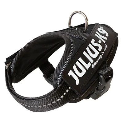 Julius K9 JULIUS-K9 IDC®-Powertuigje Zwart + JULIUS-K9® Rubberen Dubbellijn - Afbeelding 7