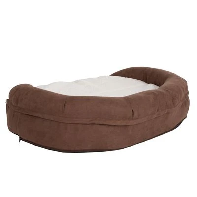 Hondenbank Memory Ovaal Bruin - Afbeelding 15