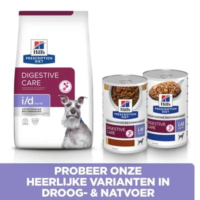 Hill's Prescription Diet I/d Digestive Care Low Fat Stoofpotje Met Kip Hondenvoer - Afbeelding 6