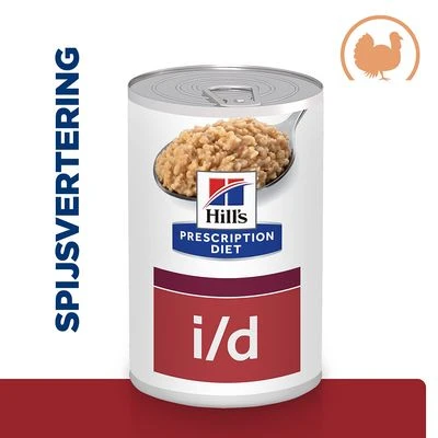Hill's Prescription Diet Canine I/D Digestive Care Hondenvoer Met Kalkoen