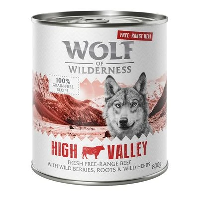 Voordeelpakket 12 X 800 G Wolf Of Wilderness Scharrelvlees Hondenvoer - Afbeelding 3