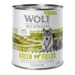 Wolf Of Wilderness Senior "Scharrelvlees" 6 X 800 G Hondenvoer