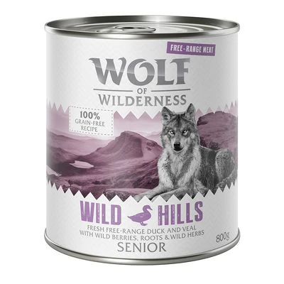 Wolf Of Wilderness Senior "Scharrelvlees" 6 X 800 G Hondenvoer - Afbeelding 4