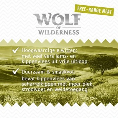 Wolf Of Wilderness Senior "Scharrelvlees" 6 X 800 G Hondenvoer - Afbeelding 6