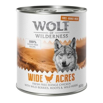 Voordeelpakket 12 X 800 G Wolf Of Wilderness Scharrelvlees Hondenvoer - Afbeelding 6