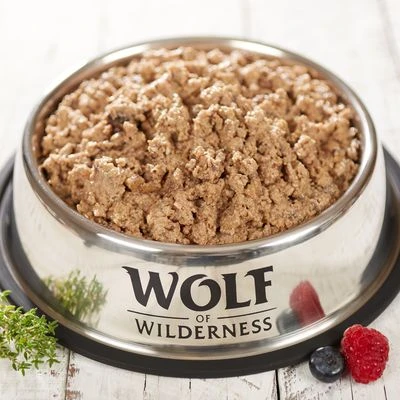 Voordeelpakket 12 X 800 G Wolf Of Wilderness Scharrelvlees Hondenvoer - Afbeelding 8